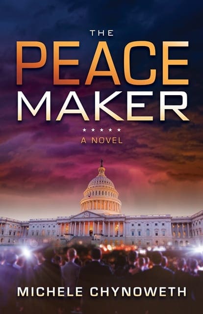 A book cover with the capitol building in the background.