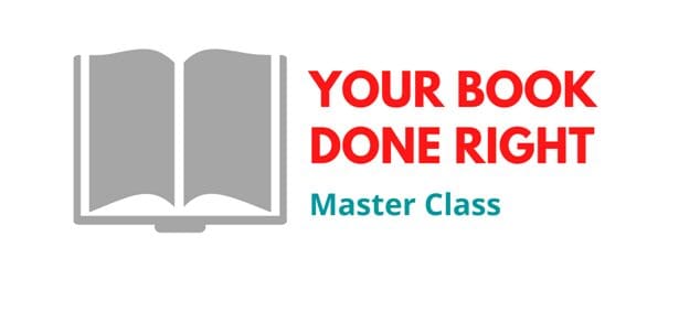 A book is opened to show the title of the master class.