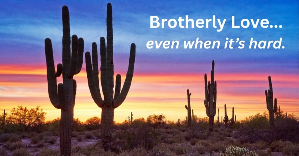 August Inspirations Blog Brotherly Love